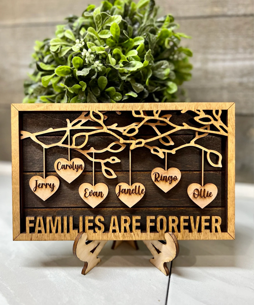 benutzerdefinierte Familie Baum Holzrahmen benutzerdefinierte Familie Baum Holzrahmen